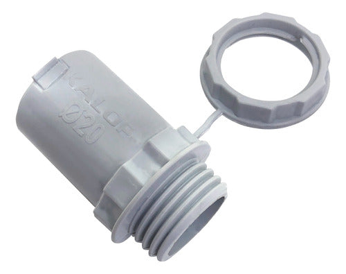 Conector Para Caño Rígido 16 Mm Kalop Pack 40 Unidades 0