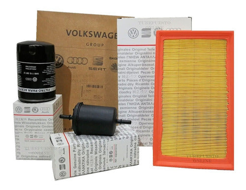 Original VW Gol Power 1.4 Air Oil and Fuel Filters Kit 0