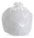 Indo-Plastic White Waste Bags 50x70 30 Microns X100 Units 0