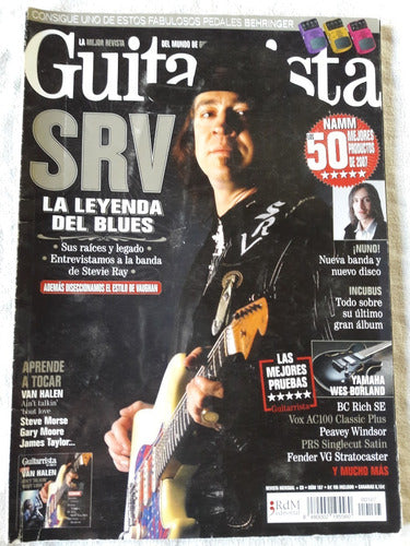 Revista Guitarrista N° 107 Julio 2007 Srb Stevie Ray 0