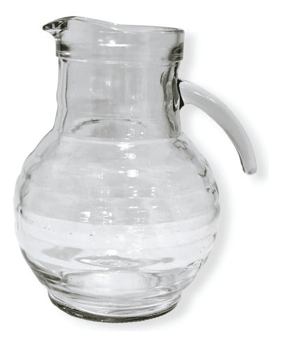 Rigolleau Spiral Glass Jar 1500 ml 1.5 Liters x 6 Units 0