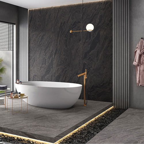 Sunhearrt Porcelanato Rustico 80x2.40x1.5 Color Gris Grafito 2