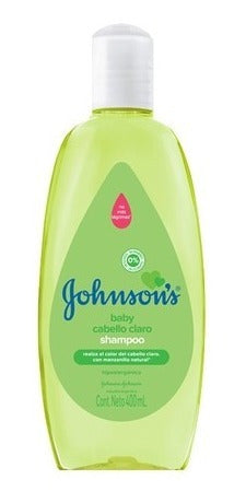 Johnson's Baby Bright Hair Shampoo with Chamomile - 400ml (Pack of 12) 1