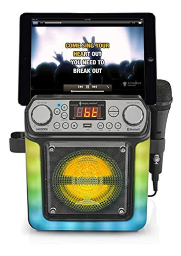 Singing Machine Karaoke System, Portátil, Negro (sml652bk) 2