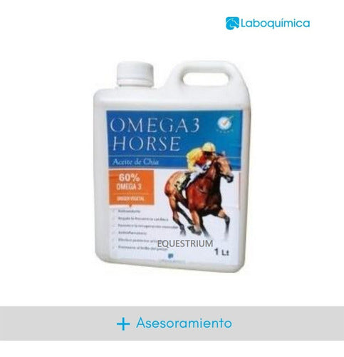 Omega 3 Horse Chia, Aceite Para Equinos. Bidón X 1 Lt. 0