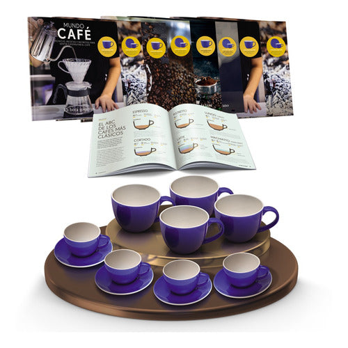 Colección Mundo Café Set Taza+plato X4 + Tazón X4 Volf 0