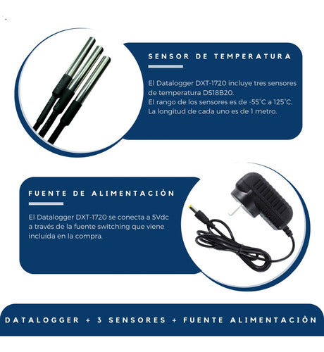 Wifi Data Logger - DXT1720 Temperature Recorder 3