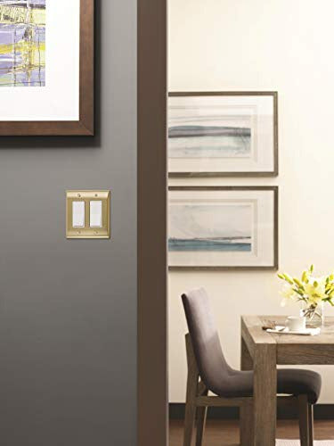 Amerock Bp36505bbz Candler 2 Rocker Wall Plate, Champagne Gold 1