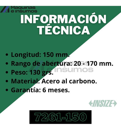 Compas Interior Insize 20-170 Mm 7261-150 3