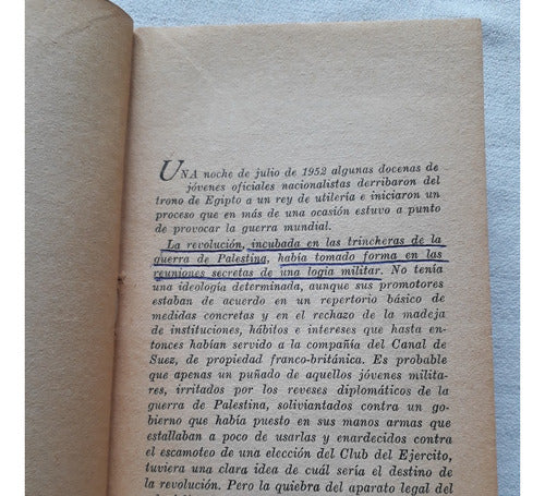 La Revolucion Nasserista - Coronel Nasser - Proceso Arg 1962 2