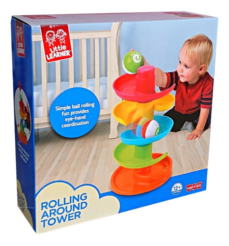 Happy Kids Rolling Around Tower Educational Toy for Babies 4224 1