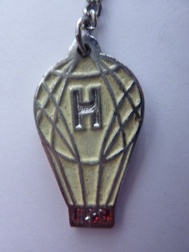 Mundial Antique Metal Keychain - Huracan - 1980s 2