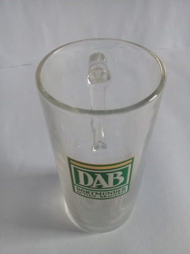 Jarra De Cerveza Dab Capacidad 0,3l. De Vidrio Imperdible.// 5