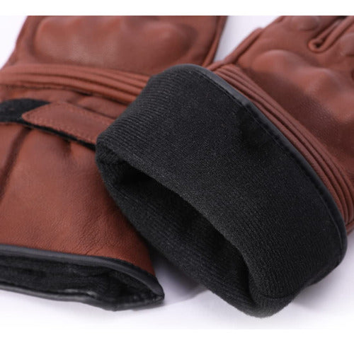 Harssidanzar Winter Motorcycle Gloves for Men 2