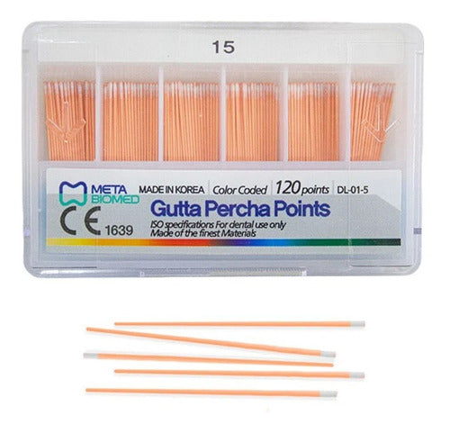 Meta Biomed Gutta Percha Cones 120u 0