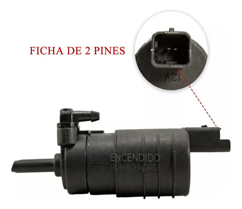 ERN Windshield Washer Pump Renault Megane/Clio 2/Kangoo S 4