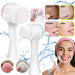 M&Q Regalos Double-Sided Manual Silicone Facial Cleansing Brush 1