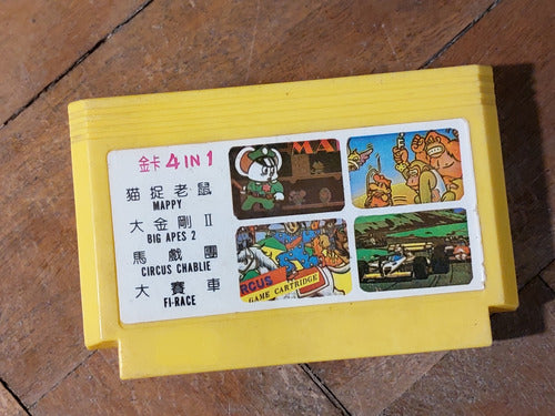 Family Game Juego 4 En 1 Mappy F1  Circus Dk Jr 8bits 0