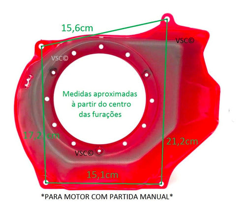 Carenagem Da Partida Compatível Gerador Nagano 3500w P M 1