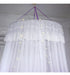 Mengersi Princess Bed Canopy Con Luces Round Dome Bed Curtai 3