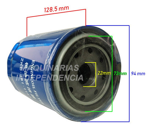 Xinchai Filtro Motor Minicargadora Lonking A490BPG 1