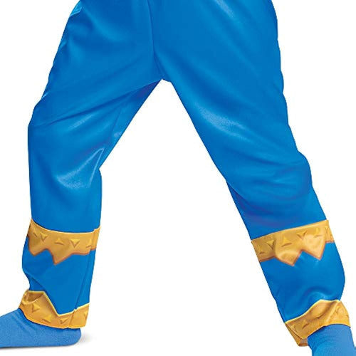 Disfraz De Power Ranger Azul Para Niños Pequeños, Traje Ofic 4