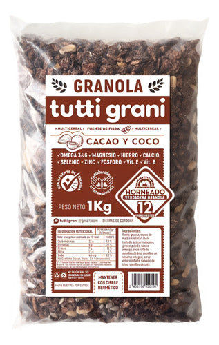 Tutti Grani Granola Cacao and Coco 10 Kg 0