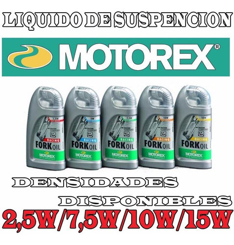 Motorex Suspension Oil 2.5 5 7.5 10 15 20 Fas Motos 0