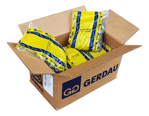 Gerdau 16 Kg Clavos Punta Paris 6 Pulgada 151mm 0