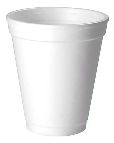 Isopor Disposable Thermal Cups Without Lid 300cc + Transparent 1