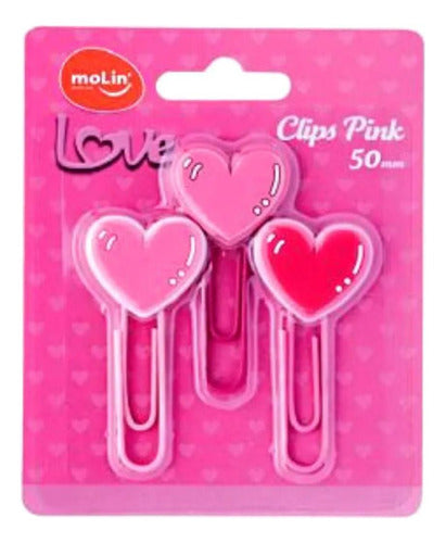 Kit De Papelaria Love Com 6 Itens - Molin 1