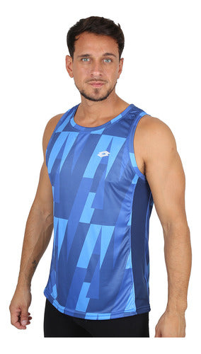 Lotto Musculosa Running Run Fast Hombre En Azul | Dexter 0