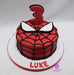 SS GOURMET Torta Tematica Spiderman Hombre Araña Con Numero Comestible 0