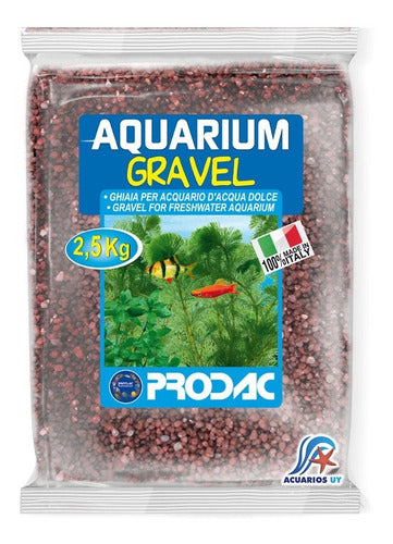 Arena Fina Marrón Nogal, Sustrato Para Acuario. Prodac 2,5kg 0