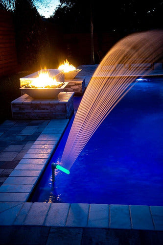 Hooli Home Cascada O Fuente Para Piscina Con Luz Nocturna Decorativa 0