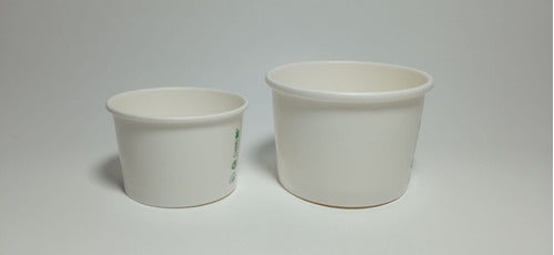 Vaso,pote S/tapa, Ideal Helado 120ml (2 Bochas De Helado)x50 0