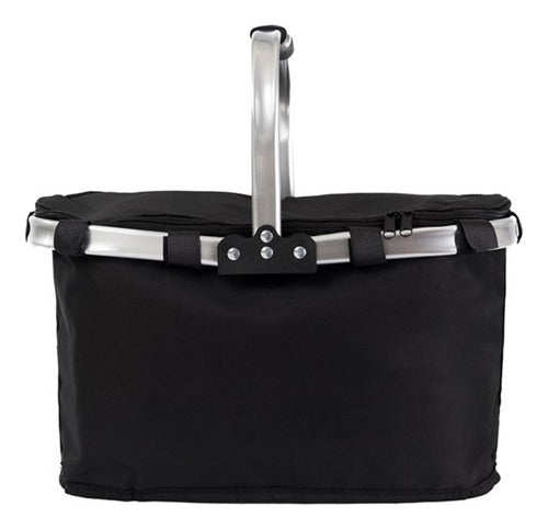 FOLDABLE THERMAL PICNIC BASKET WITH ALUMINUM INTERIOR - OUTGEAR 3