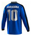 Argentina Blue Retro Long Sleeve T-shirt 0