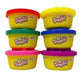 Pote Plastilina Juego X6 Masas Arcoiris Smooshi 2