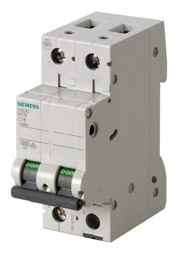 Siemens Thermal Circuit Breaker Switch 2p 40a 6ka Din Rail 0