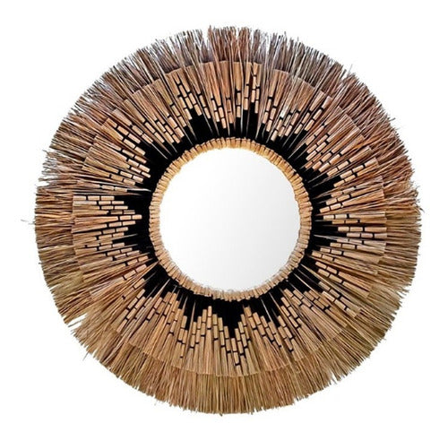 Alta Gracia Deco Natural Fiber Mirror 70cm 0