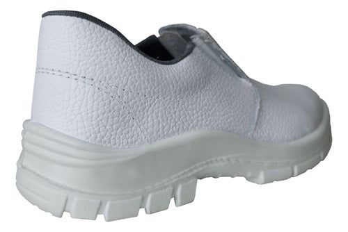 Bracol Elastic Work Shoe with Plastic Toe - White 3