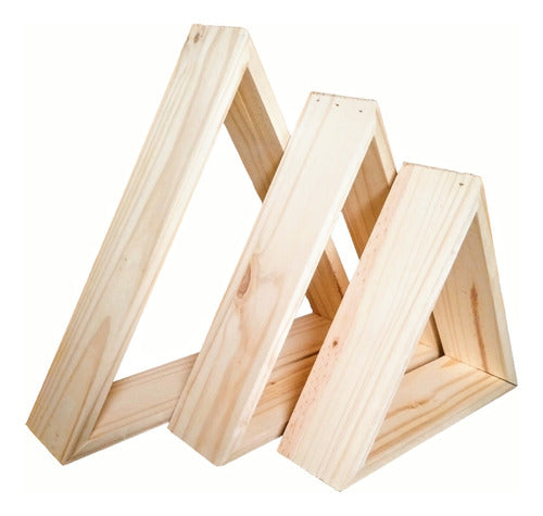Combo Triangle Shelves Set X 2 Large and Small 0