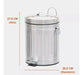 DyP Accesorios Vintage Style Galvanized Iron Pedal Bin 5 Liters 1