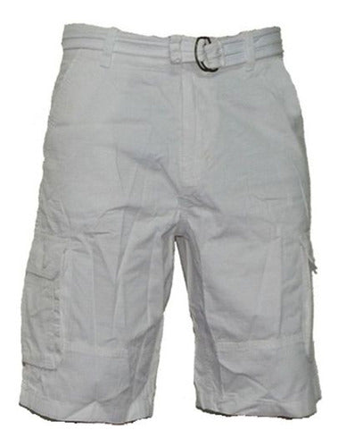 Cargo Shorts with Ripstop Belt - Jeans710 0