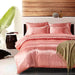 Vagasi Pink Duvet Cover Set 90 X 90 Inches, Satin 0