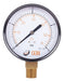 Ceni Manometer 100mm 1/2” Bottom Connection 4 Bar Air Water Gas 0