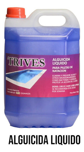 Trives Alguicida Liquido Piscinas X 5 Lts 1