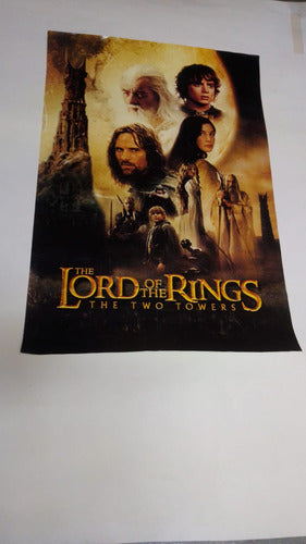 Poster Afiche The Lord Of The Rings Two Towers X Caballito 1