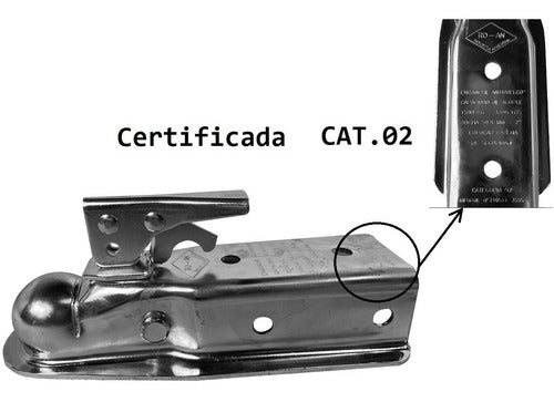 RO-AN Galvanized Turtle Hitch Cover for 2 Inch Trailer 1600kg 1